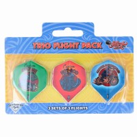 Shot Trio Dart Flight 3x 3er Pack