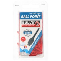 Bull&#39;s Ball Point Softspitzen, 6mm, rot, 100 Stück