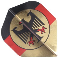 Deutschland Flight Schwarz Rot Gold mit Adler, 3 Stück