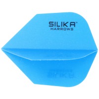 Harrows Silika Dartflight, Kristall-Beschichtung, Std., No6, blau
