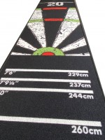 Designa Dartteppich Dartboard-Matte 20 290x60cm, Carpet Mat