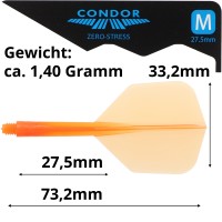 Dartflight Zero Stress, Small M, Gr. M, 27,5mm, Orange