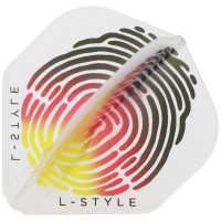 L-Style EZ L- Flights, L1, Type A, Gabriel Clemens, V4, klar-weiß, 3 Stück