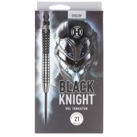 Black Knight, Steeldart, Schwarz & Silber, 90% Tungsten, 21 Gramm