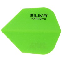Harrows Silika Dartflight, Kristall-Beschichtung, Std., No6, grün