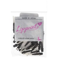 L-Style TwoTone Lippoint Softdartspitzen, 30 Stück, schwarz-weiß