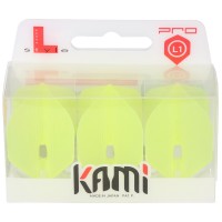 L-Style Pro KAMI, L1, Dartfllight, neongelb, 3 Stück