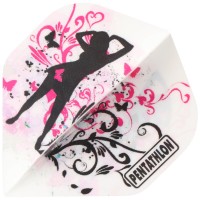 Pentathlon Flight tanzendes Mädchen, pink, rose 3 Stück