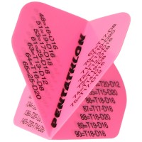 Pentathlon Dartflight Scorer-Pink, 3 Stück