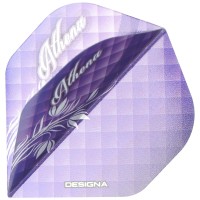 Athena Dartflight, No2, Std., lila purple, 3 Stück