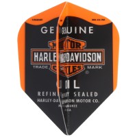 HARLEY DAVIDSON Dart Flights Schwarz, Weiß, Orange, 3 Stück