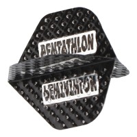 Pentathlon Flight Kansas schwarz geriffelt, 3er Set HD100