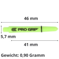 Target Pro Grip Lime Grün in Between, 41mm 3 Stück
