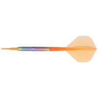Condor Dartflight Zero Stress, Standard S, short, transparent orange, 21,5mm