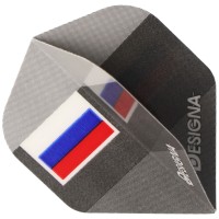 Designa Dartflight Hologram Std. mit Länderfahne Russland
