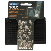 SOLO Multi-Function Wallet, Ausführung schwarz, ideal für 3 Dartpfeile und Zubehör