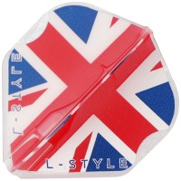 L-Style L1 EZ Standard Union Jack, transparent/weiß, 3 Stück
