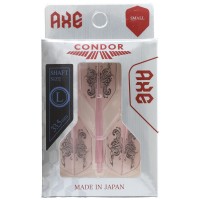 Condor AXE, Tribal Butterfly Pink transparent ,L, Small, 33,5mm