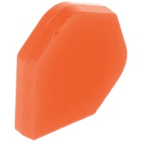 Finger Grip Wachs für Dart, Flightform, orange, 1 Stück