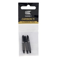 Target Carbon TI Pro Spare Tops, 3er-Schäfte, schwarz