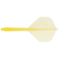 Condor Dartflight Zero Stress, Standard L, long, transparent gelb, 33,5mm