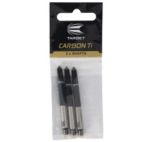 Target Carbon TI, Medium, 3er-Schäfte, schwarz, 48mm