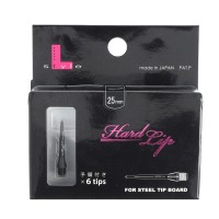 L-Style Hardlip, 25mm, schwarz, 6 Stück
