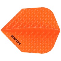 Dimplex Dart Flights Orange, Standard, 3 Stück