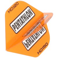 Pentathlon HD150 Dart Flights orange, 3 Stück mit 150 Micron