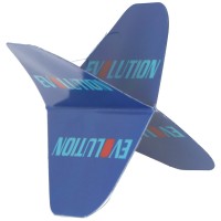 EVO Dartflight, Evolution blau, 3 Stück