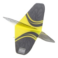 Pentathlon Flights gelb/schwarz, 3 Stück
