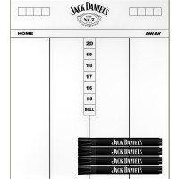 Jack Daniels Markerboard Schreibtafel, weiß, incl. Stifte