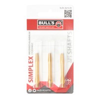 Bull&#39;s Simplex Aluminium Shaft, gold, short