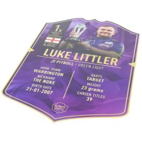 Luke Littler Runner-Up EC WC Fankarte 37x25cm