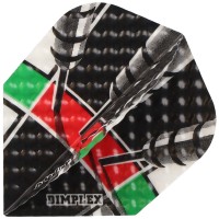 Dimplex Dart Flights 3fach 60 Schwarz, 3 Stück Standard Ausführung