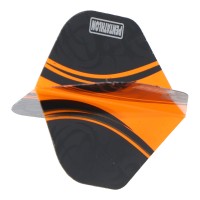 Pentathlon Flights orange/schwarz, 3 Stück