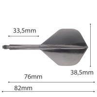 Condor AXE, schwarz, Gr. L, Standard, 33,5mm