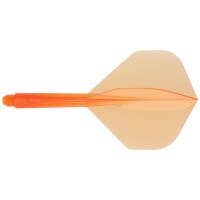 Condor Dartflight Zero Stress, Standard M, medium, transparent orange, 27,5mm
