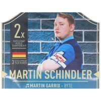 Martin Schindler Fankarte 37x25cm, mit Zusatzinformationen