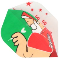 Dartflight mit Motiv Weihnacht, der Weihnachtsmann, Santa Claus