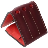 Leder Darttasche rotbraun, für 3 Dartpfeile, von Hand gefertigt