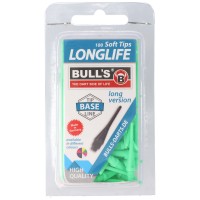 Bull&#39;s Longlife Long Softspitzen, 6mm, grün, 100 Stück