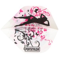 Pentathlon Flight tanzendes Mädchen, pink, rose 3 Stück