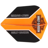 HARLEY DAVIDSON Dart Flights orange mit Druck, 3 Stück