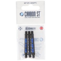 Harrows Carbon ST Schaft, MEDIUM, 2BA, schwarz-blau, 3 Stück