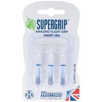Harrows Supergrip Short, 2BA,3er Set, transparent/blau