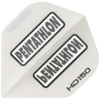 Pentathlon HD150 Dart Flights, weiß, 3 Stück 150 Micron