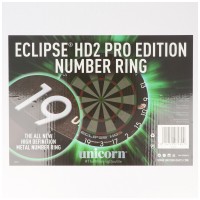 Unicorn Metall Nummern Ring Eclipse, 30% größer