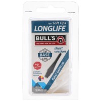Bull&#39;s Longlife Short Softspitzen, 6mm, weiß, 100 Stück