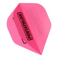 Pentathlon HD100 Dart Flights, pink, 3 Stück